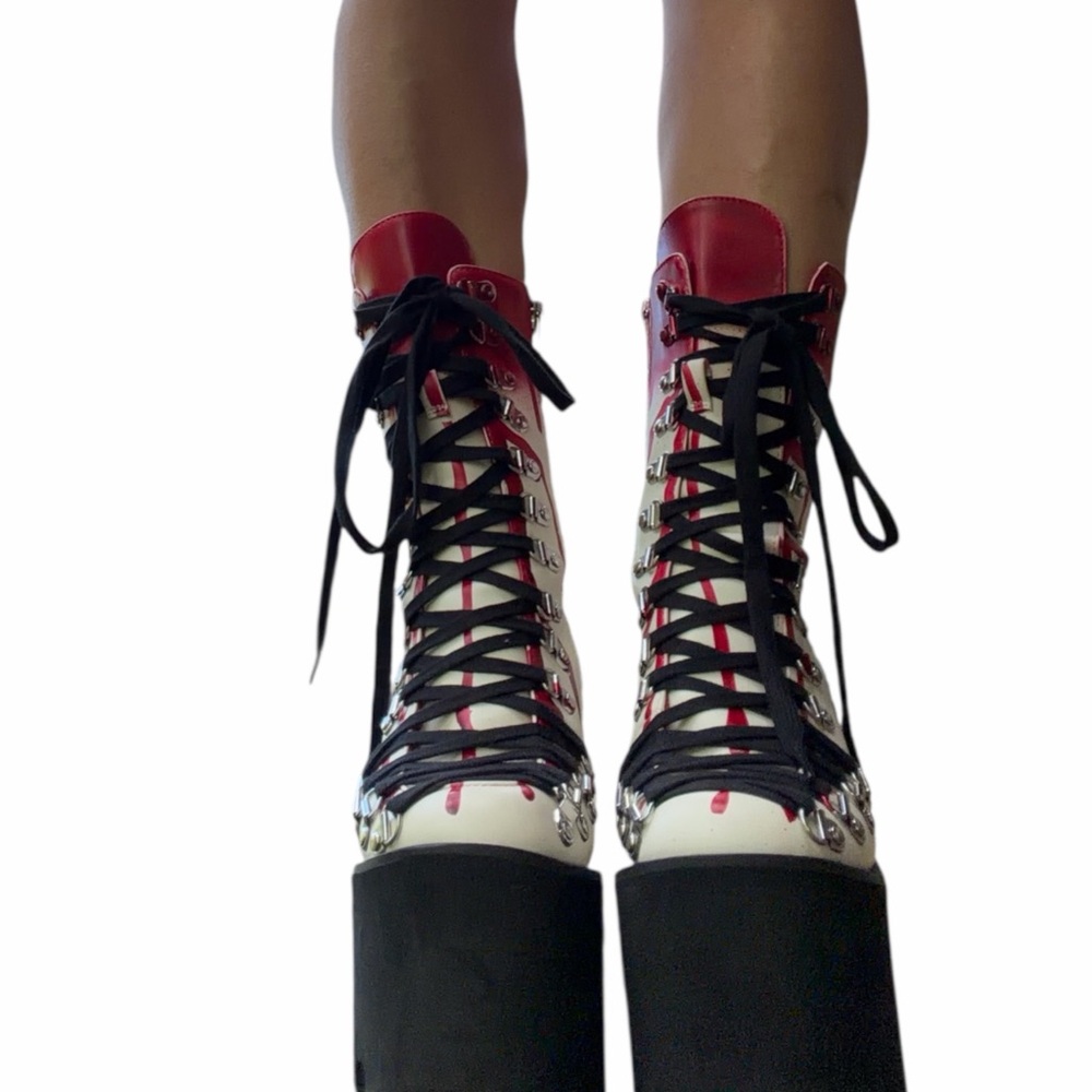 Dolls Kill SCREAM QUEEN TRAITOR BOOTS